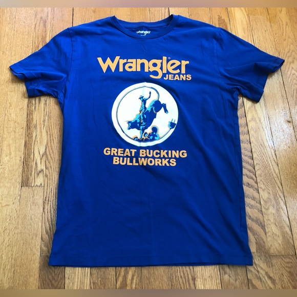 Wrangler Jeans S/S Tee Great Bucking Bullworks - Picture 4 of 8